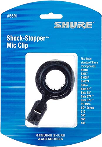 Shure SM57 Micrófono de instrumento dinámico cardioide con soporte de  choque neumático, clip de micrófono A25D, bolsa de almacenamiento, conector  XLR de 3 pines, no incluye cable (SM57-LC) : Precio Guatemala